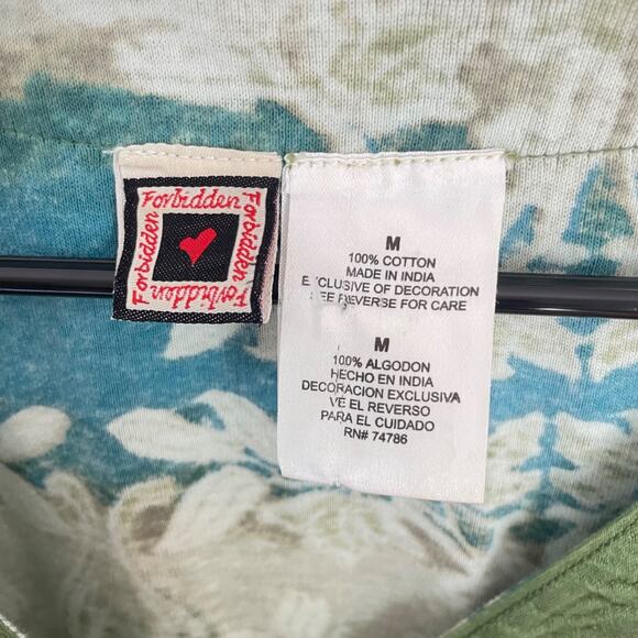 Y2K Forbidden Babydoll Top Beaded India Festival Boho M Festival Forest Fairy - Picture 3 of 8